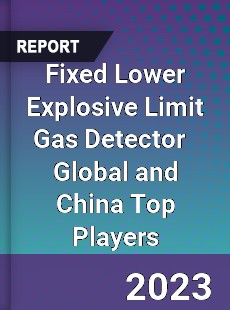 Fixed Lower Explosive Limit Gas Detector Global and China Top Players Market