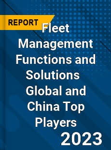 Fleet Management Functions and Solutions Global and China Top Players Market