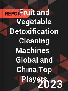 Fruit and Vegetable Detoxification Cleaning Machines Global and China Top Players Market