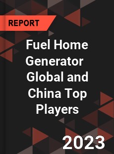 Fuel Home Generator Global and China Top Players Market