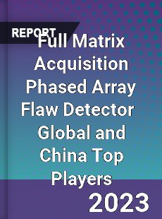 Full Matrix Acquisition Phased Array Flaw Detector Global and China Top Players Market