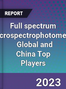 Full spectrum Microspectrophotometer Global and China Top Players Market