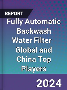 Fully Automatic Backwash Water Filter Global and China Top Players Market