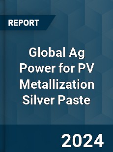 Global Ag Power for PV Metallization Silver Paste Industry