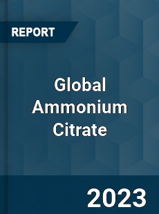 Global Ammonium Citrate Industry