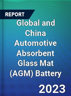 Global and China Automotive Absorbent Glass Mat Battery Industry