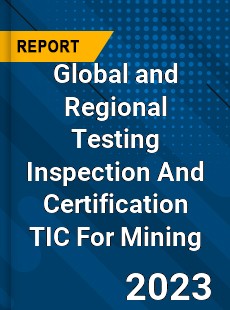 Global and Regional Testing Inspection And Certification TIC For Mining Industry