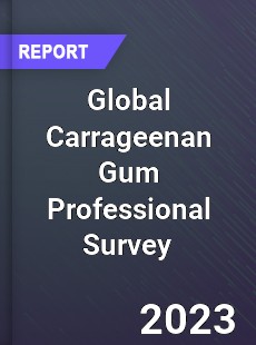 Global Carrageenan Gum Professional Survey Report