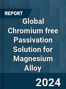 Global Chromium free Passivation Solution for Magnesium Alloy Industry