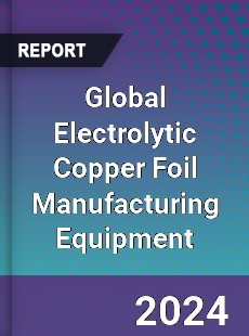 Global Electrolytic Copper Foil Manufacturing Equipment Industry