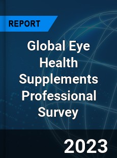 Global Eye Health Supplements Professional Survey Report