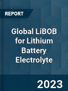 Global LiBOB for Lithium Battery Electrolyte Industry