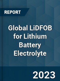 Global LiDFOB for Lithium Battery Electrolyte Industry