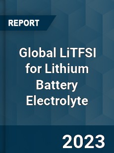 Global LiTFSI for Lithium Battery Electrolyte Industry