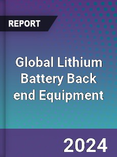 Global Lithium Battery Back end Equipment Industry