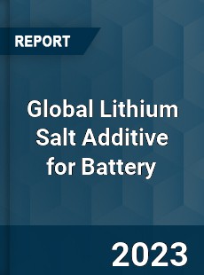 Global Lithium Salt Additive for Battery Industry