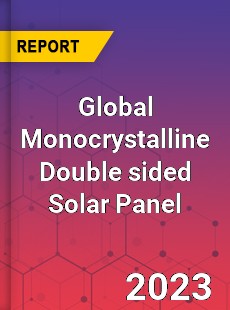 Global Monocrystalline Double sided Solar Panel Industry