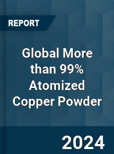 Global More than 99 Atomized Copper Powder Industry