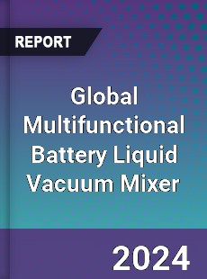 Global Multifunctional Battery Liquid Vacuum Mixer Industry