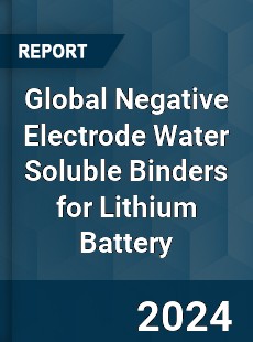 Global Negative Electrode Water Soluble Binders for Lithium Battery Industry