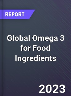 Global Omega 3 for Food Ingredients Market