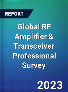 Global RF Amplifier amp Transceiver Professional Survey Report