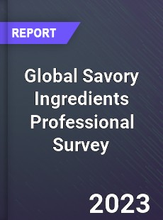 Global Savory Ingredients Professional Survey Report