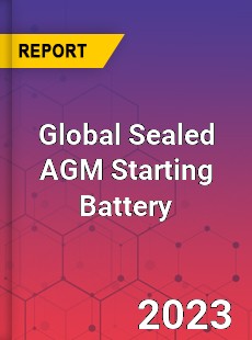 Global Sealed AGM Starting Battery Industry