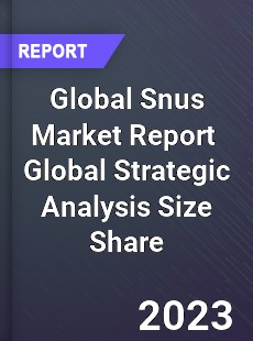 Global Snus Market Report Global Strategic Analysis Size Share