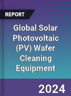 Global Solar Photovoltaic Wafer Cleaning Equipment Industry