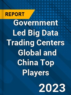 Government Led Big Data Trading Centers Global and China Top Players Market