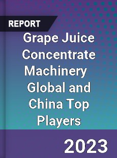 Grape Juice Concentrate Machinery Global and China Top Players Market