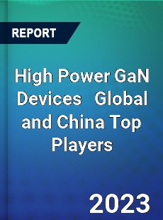 High Power GaN Devices Global and China Top Players Market