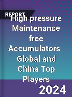 High pressure Maintenance free Accumulators Global and China Top Players Market