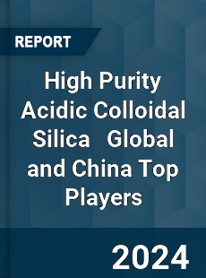 High Purity Acidic Colloidal Silica Global and China Top Players Market