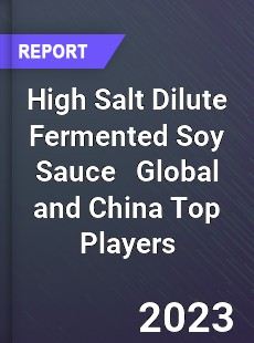 High Salt Dilute Fermented Soy Sauce Global and China Top Players Market