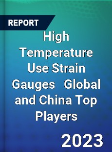 High Temperature Use Strain Gauges Global and China Top Players Market