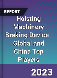 Hoisting Machinery Braking Device Global and China Top Players Market