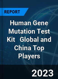 Human Gene Mutation Test Kit Global and China Top Players Market