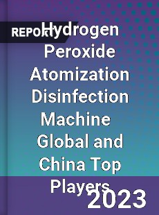 Hydrogen Peroxide Atomization Disinfection Machine Global and China Top Players Market