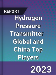 Hydrogen Pressure Transmitter Global and China Top Players Market