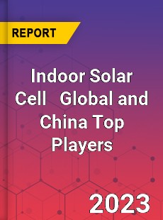 Indoor Solar Cell Global and China Top Players Market