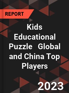 Kids Educational Puzzle Global and China Top Players Market