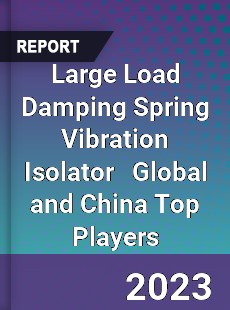 Large Load Damping Spring Vibration Isolator Global and China Top Players Market