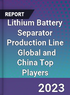 Lithium Battery Separator Production Line Global and China Top Players Market