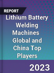 Lithium Battery Welding Machines Global and China Top Players Market