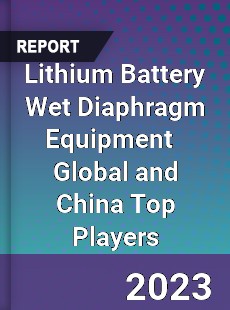 Lithium Battery Wet Diaphragm Equipment Global and China Top Players Market