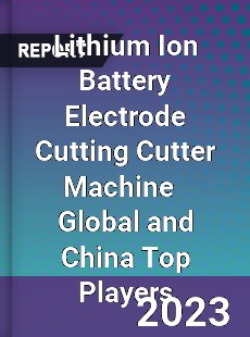 Lithium Ion Battery Electrode Cutting Cutter Machine Global and China Top Players Market