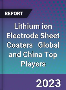 Lithium ion Electrode Sheet Coaters Global and China Top Players Market