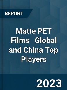 Matte PET Films Global and China Top Players Market